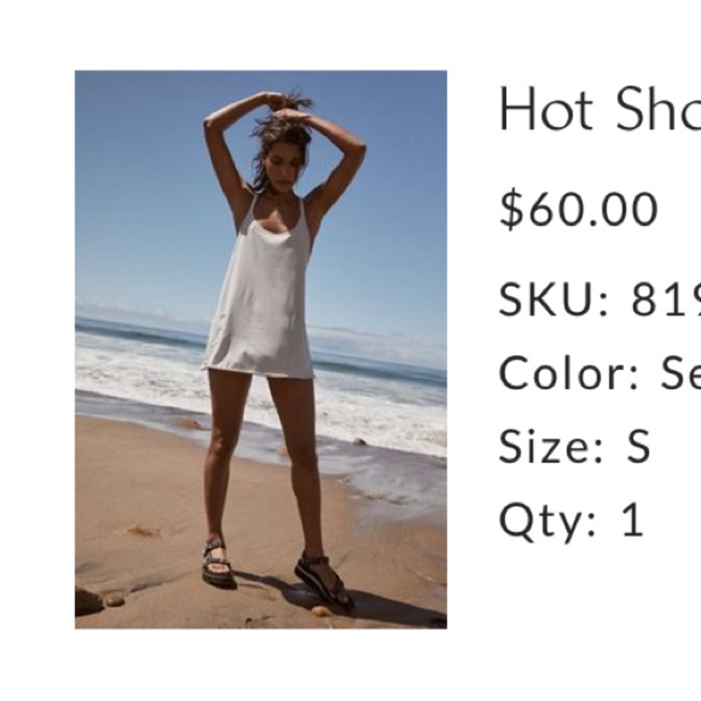 Free People Hot Shot Mini Dress